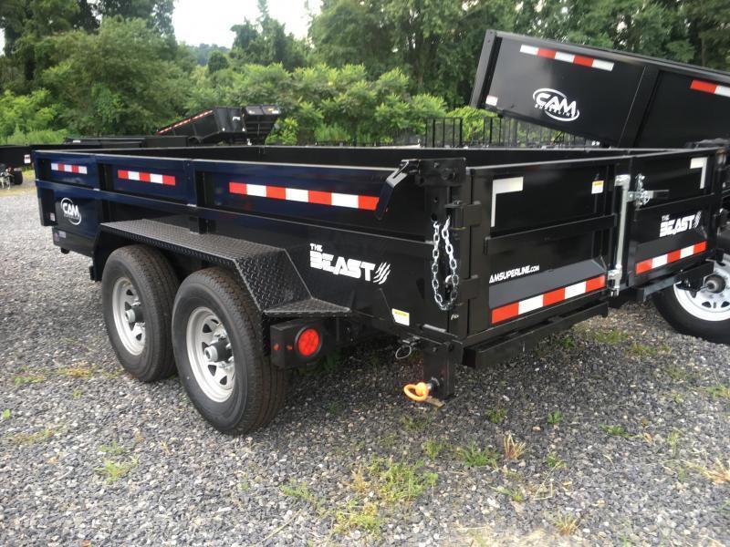 2022 CAM 7x14 Heavy Duty Dump Trailer 7K Axles NorthPoint Trailers Aluma and ATC Enclosed