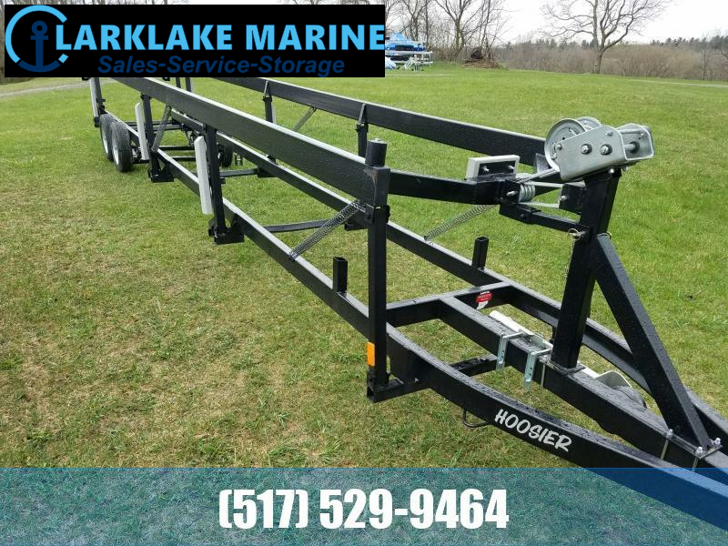 2023 Hoosier Trailers BX225T Tritoon Center Lift trailer Boat Trailer