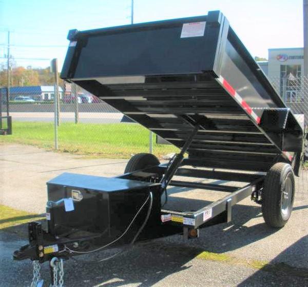 2021 Quality Steel and Aluminum 6x10 Dump Trailer JTI Inc Snow Plows, Dump Trailers