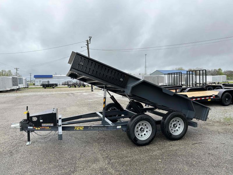 2023 DOOLITTLE 6X12 7K MICRO DUMP GRAY Custom Way Trailer Sales
