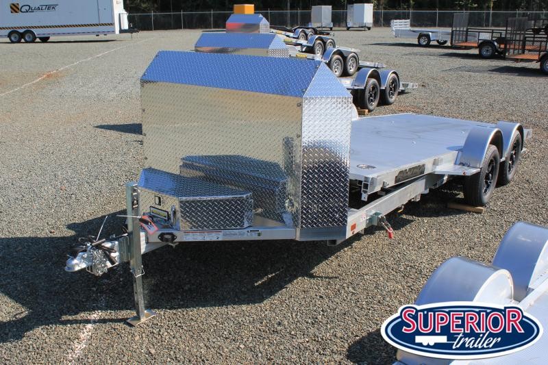 2022 Aluma 8218 Low Profile Tilt Car Trailer w/ Air Dam Car Trailers