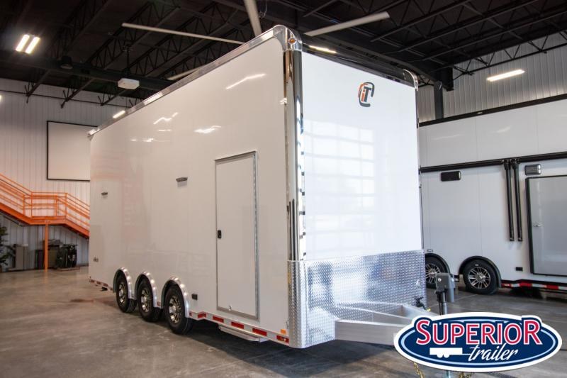 2023 inTech 8.5x24 18K Aluminum STACKER Trailer W/ Escape Door