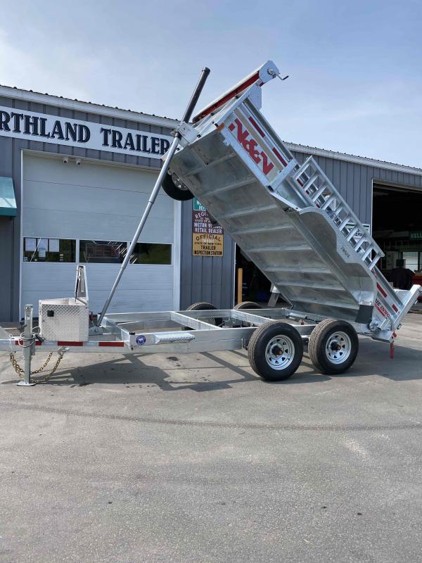 2023 6X12 Galvanized Dump Trailer Northland Trailers Cargo, Utility