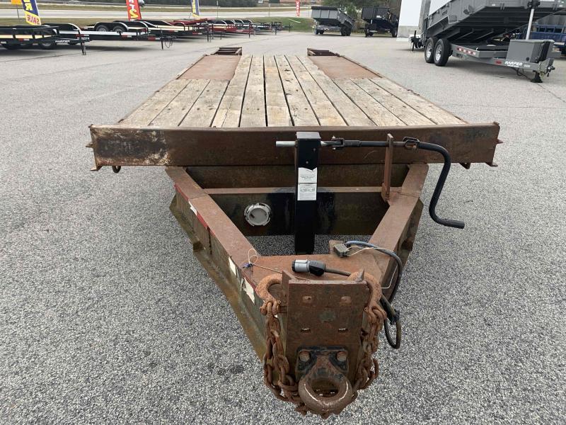 1993 TRAIL KING 20 FT BUMPER PULL TRIPLE AXLE DECKOVER TRAILER 21K