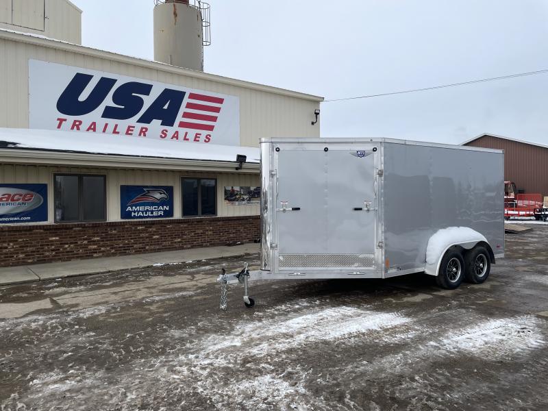 MTI 7x17 AMTEL Snow FT Snowmobile Trailer w/6'6" Interior Snowmobile