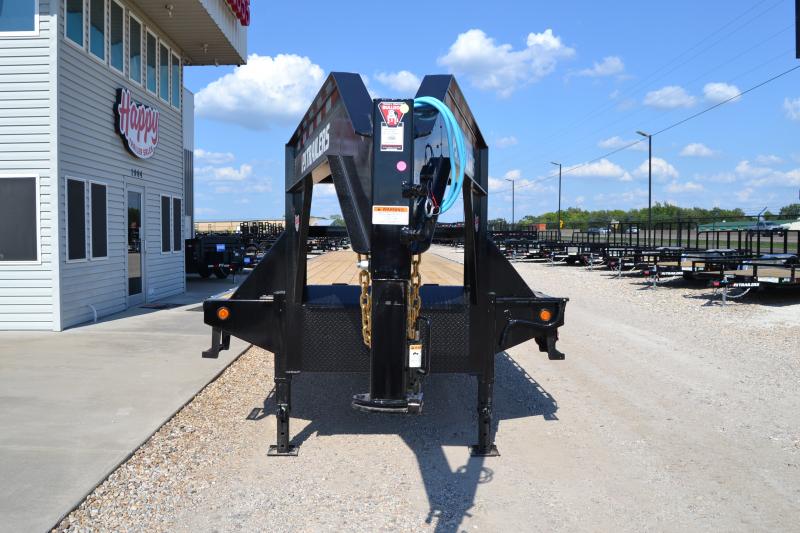 2023 PJ Trailers FD Flatbed Trailer Air Ride Disc Brakes Happy