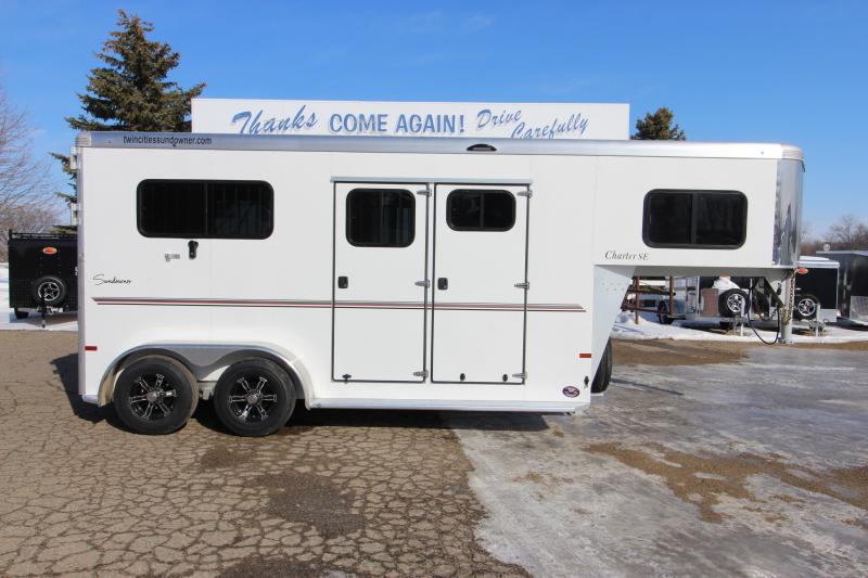 2023 Sundowner 2HR Charter SE GN Horse Trailer Featherlite Horse and