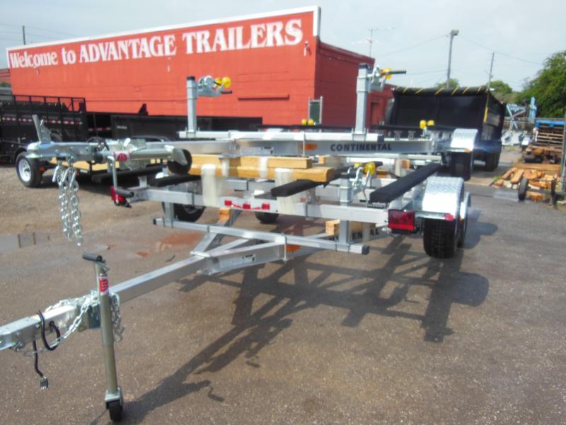 DOUBLE JETSKI AWC25E Aluminum double PWC Watercraft Trailer