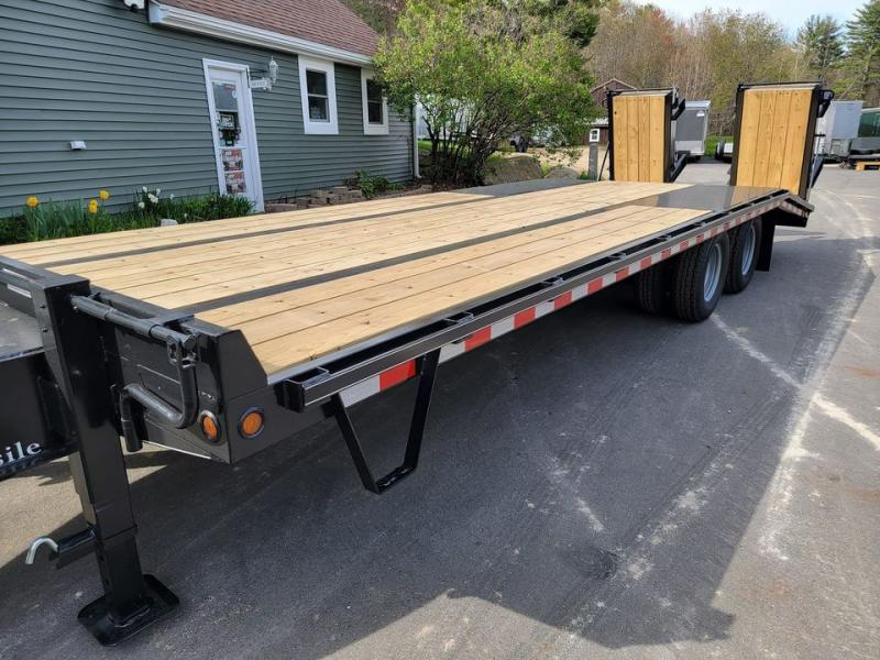 2022 Kaufman Trailers 102x25 12 ton trailer paver ramps Deckover