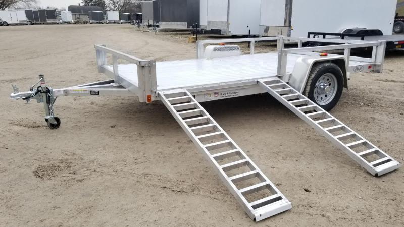 New 2020 R and R Trailers 7x12 ATP All Aluminum Utility Trailer w/Side ...