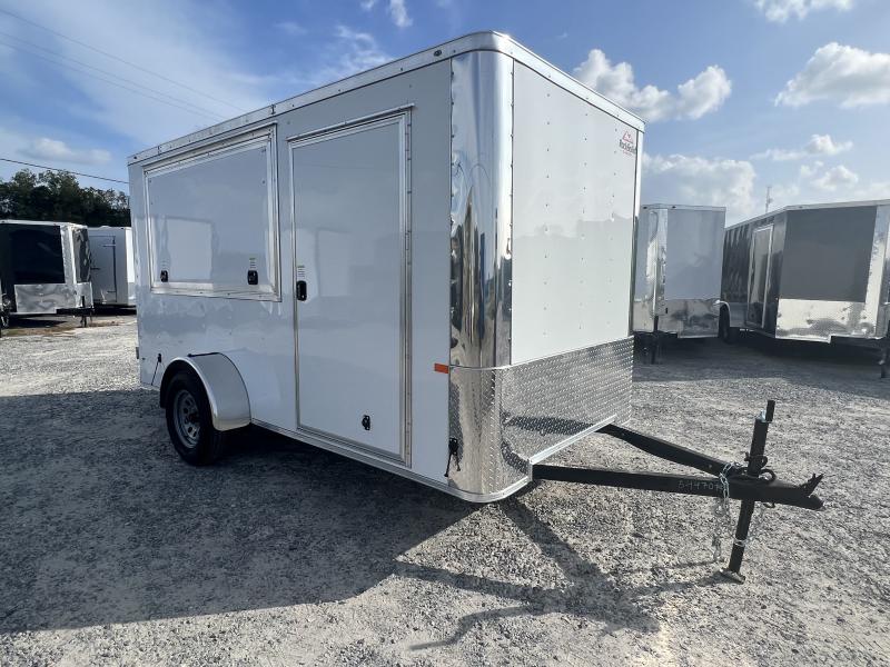 2024 Rock Solid Cargo 6x12SVR Concession w/ Double Rear Doors