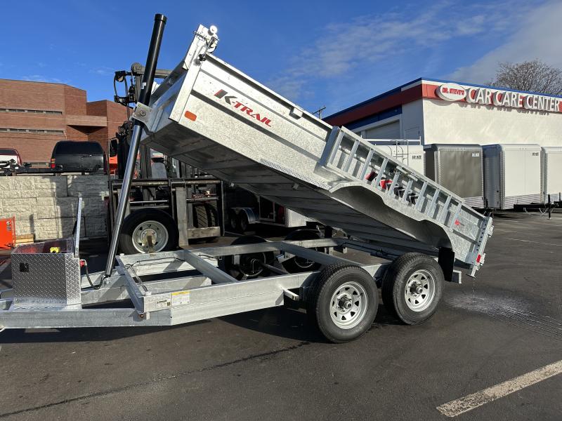 2023 K Trail 6x12 Galvanized Dump Trailer Rons Trailer Shop