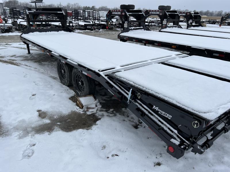 2023 PJ Trailers LS252 Equipment Trailer 102x25 TA GOOSENECK DOVETAIL W