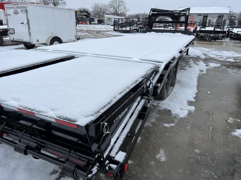 2023 PJ Trailers LS252 Equipment Trailer 102x25 TA GOOSENECK DOVETAIL W
