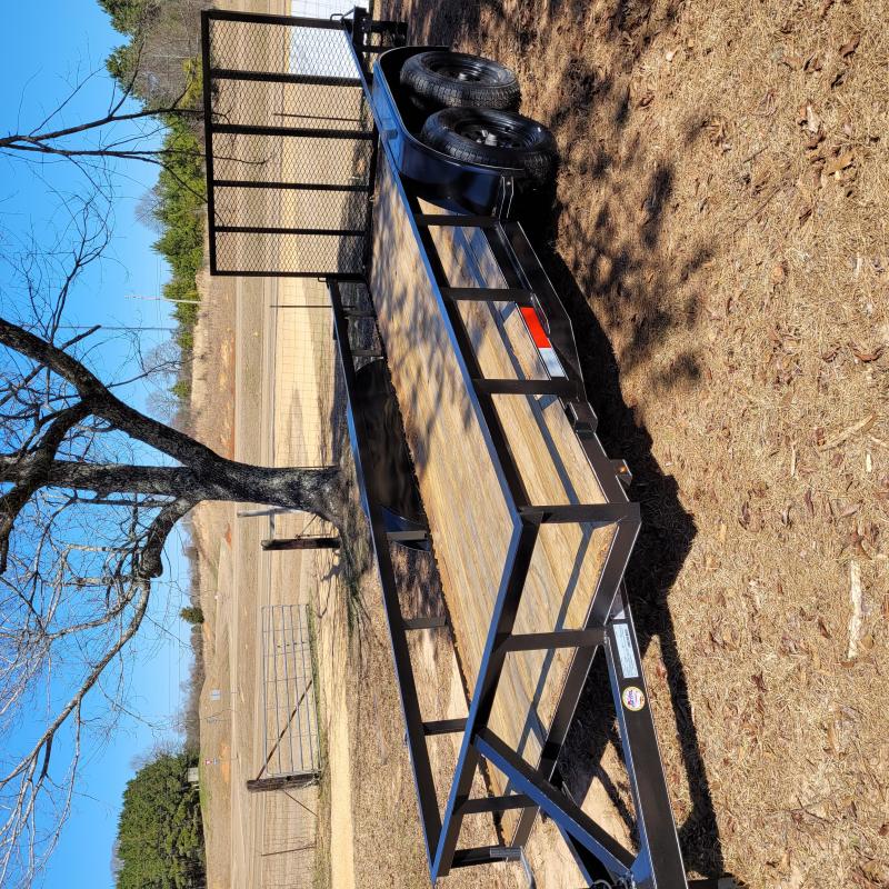 2022 Trailers 77" X 16' PipeTop Utility Trailer TBJ Trailers and