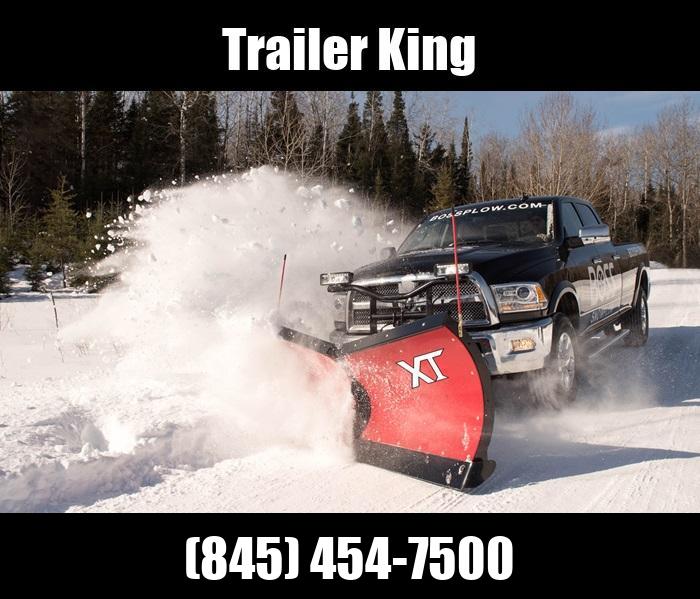 2023 BOSS V XT steel & stainless PLOWS Trailer King Shop Snow plows