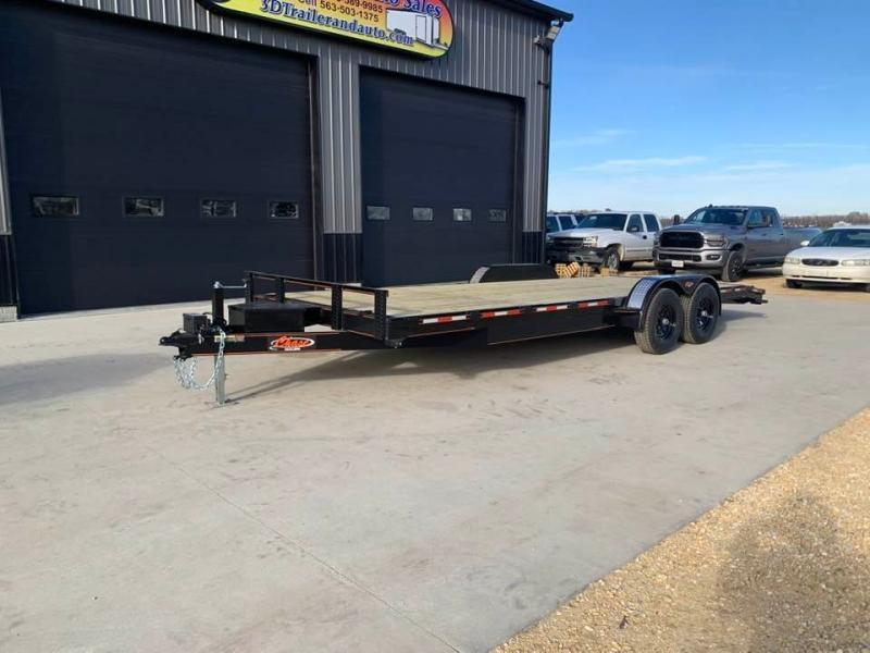 2024 Chase Trailers 22' 10K Loaded Flatbed Car Trailer 3d Trailer