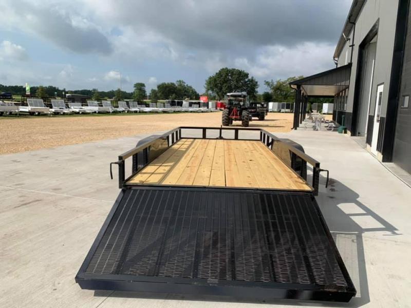 2023 Chase Trailers 7' x 16' w/ 4' Assisted Gate Open Utility Trailer ...