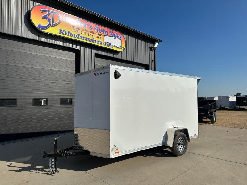 2024 RC Trailers 6' X 12' X 6'6 RDLX Cargo / Enclosed Trailer 3d Trailer & Auto Your local