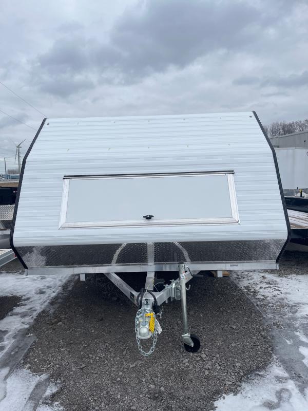 2023 Lightning Trailers LTA811SAE (2 Sled) Snowmobile Trailer Brooks Factory Direct Trailers
