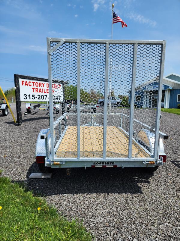2023 Load Rite UT58 5X8 GALVANIZED Utility Trailer Brooks Factory