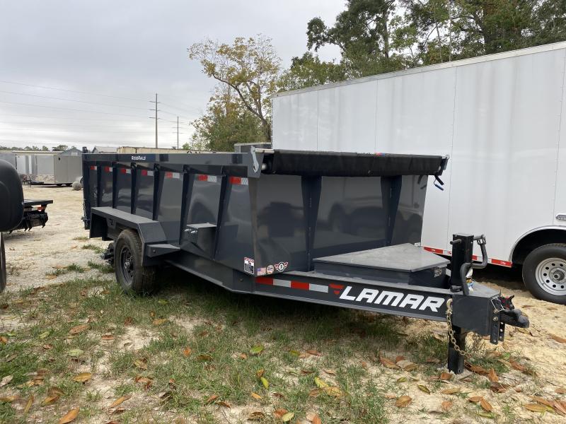 2022 Lamar Trailers 83x14 Dump Trailer Bayou Trailers Cargo, Utility