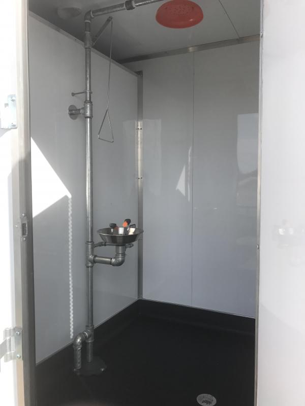 Pneumatic Emergency Shower Trailer Ready2Go Restroom Trailers, LLC