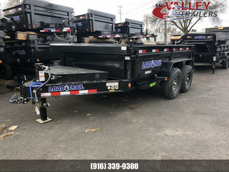 New Load Trail 83X14 Dump Trailer 7K Axles Trailers in Sac Valley