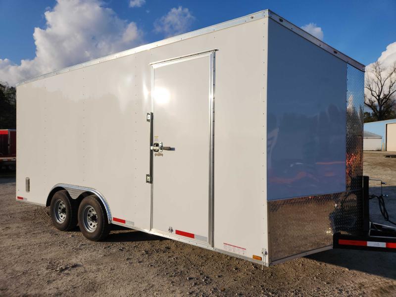 2023 Diamond Cargo 8.5x2010K WHITE Enclosed Cargo Trailer Brooklet, GA Truck and Trailer