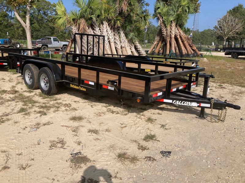 2023 Falcon Trailers 83" x 18' Utility Trailer NorthShore Trailers and Equipment has a huge