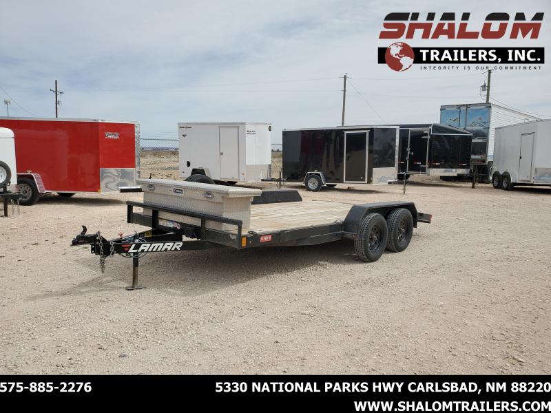 LAMAR 83" X 16' ECONO CARHAULER 7K Shalom Trailers in Carlsbad NM, Roswell, NM, and Odessa TX