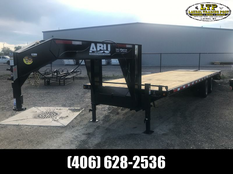 2022 ABU 30' GOOSENECK Flatbed Trailer Laurel Trading Post Billings