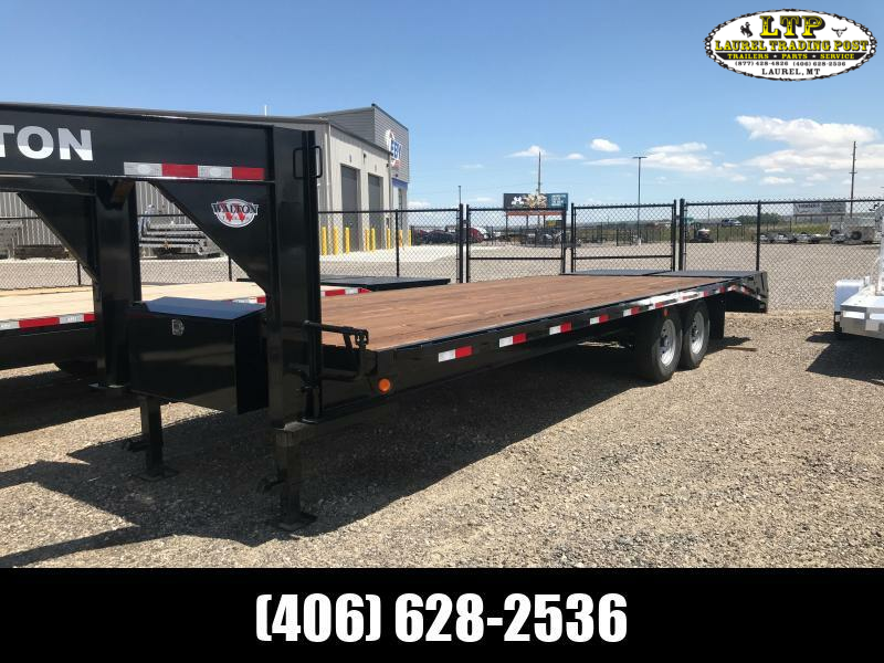 2022 Walton Trailers 101 X 26' GN Flatbed Trailer Laurel Trading Post