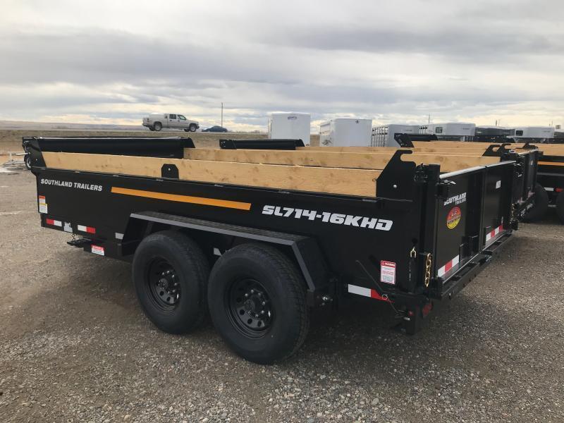 2023 Southland Trailers 7 X 14 HD DUMP 8K AXLES Dump Trailer Laurel Trading Post Billings MT