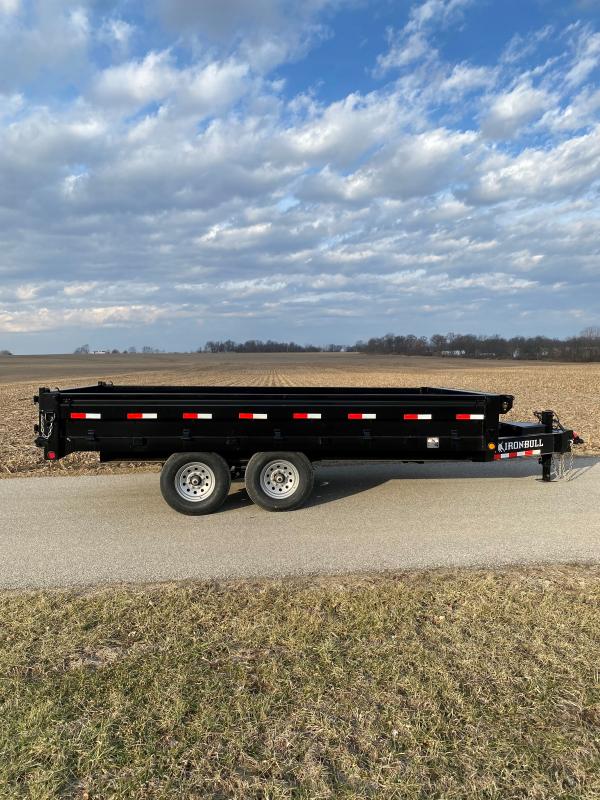 2023 Iron Bull 96"x16' 14K Deckover Dump Trailer S and S Trailer