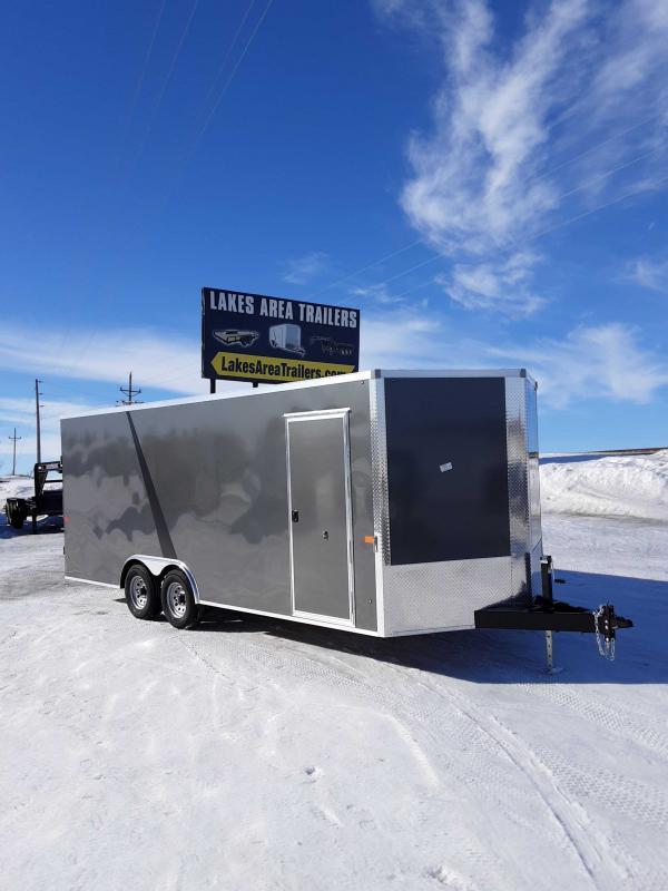 2023 AERO 8.5X20TA52 CHARCOAL Enclosed Cargo Trailer Lakes Area