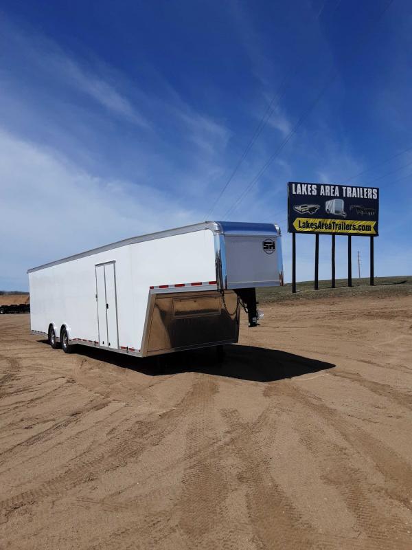 2023 UNITED 8.5X40USH GOOSENECK ENCLOSED TRAILER Lakes Area Trailer
