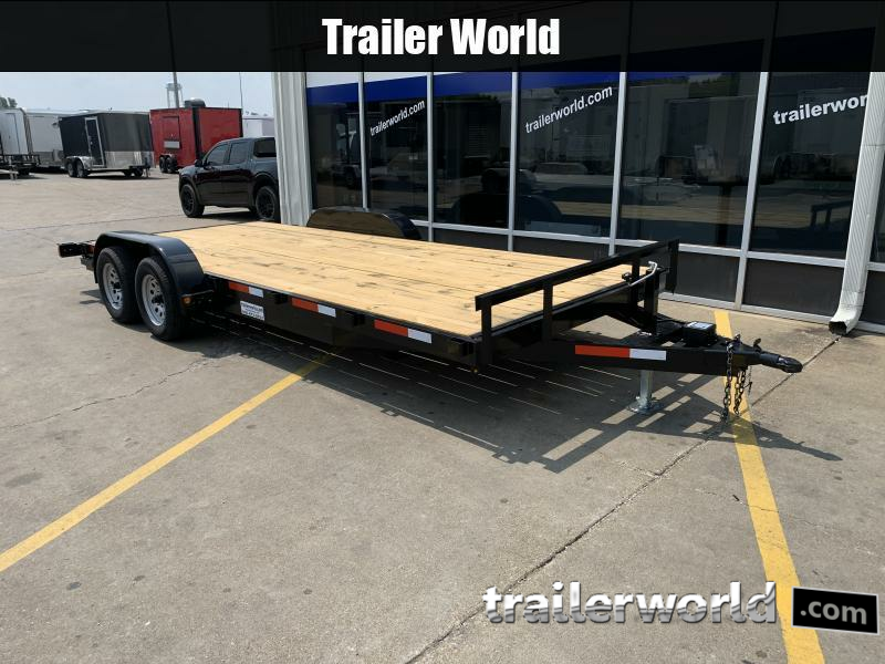 2023 NS 6'10" X 20' Car Hauler Flatbed Trailer Trailer World of