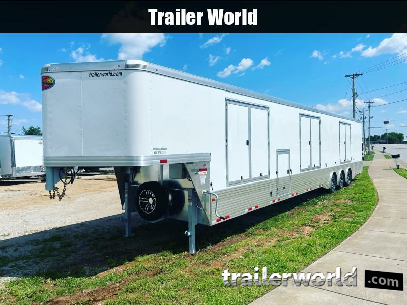 2024 Sundowner 52' Aluminum Enclosed 3 Car Enclosed Trailer Gooseneck