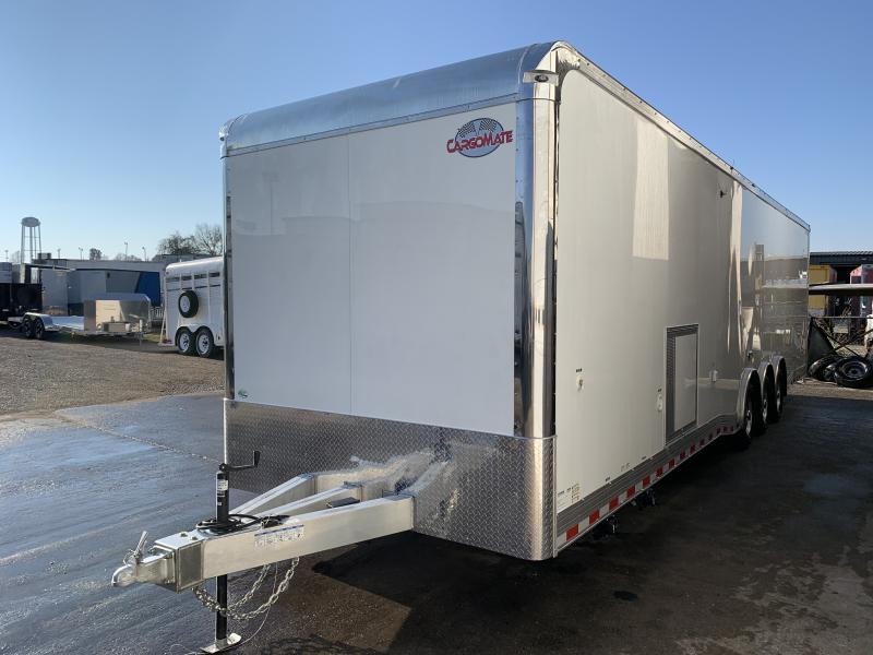 2022 Cargo Mate ALUMINUM Eliminator 34' Race Trailer Bath Pkg Stacker