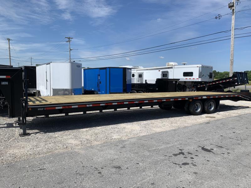 2023 Better Built 40' 12 Ton Gooseneck Flatbed Trailer with Pop Up