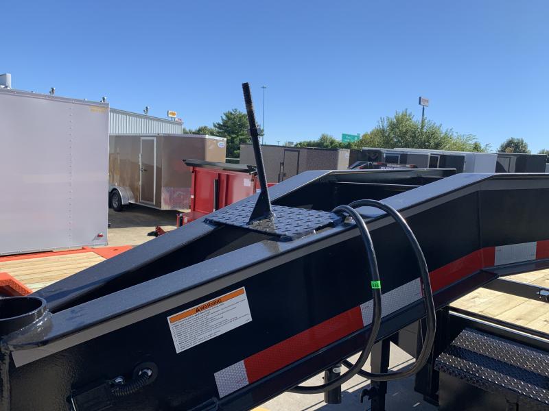 2023 Better Built 30' 12 Ton Popup Tail Gooseneck Flatbed Trailer