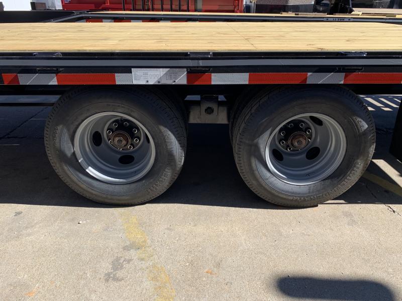 2023 Better Built 30' 12 Ton Popup Tail Gooseneck Flatbed Trailer