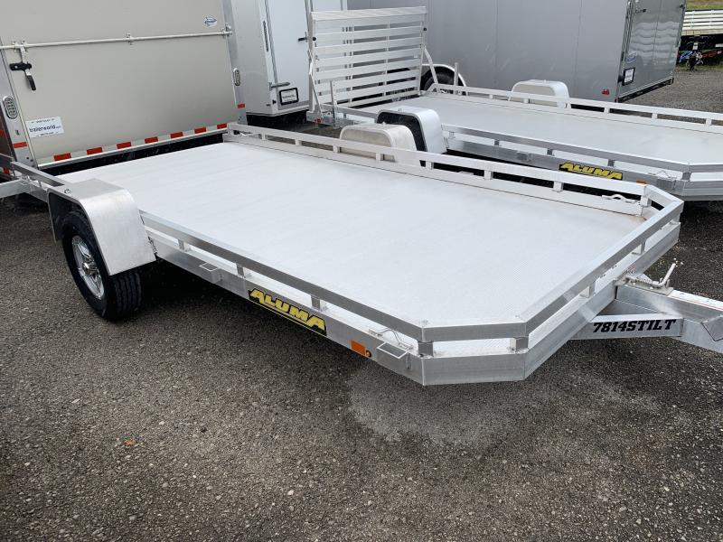 2023 Aluma 7814S Tilt Utility Trailer W/ELECTRIC BRAKES Trailer World