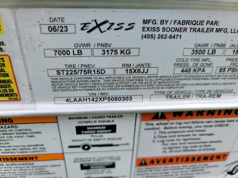 2024 Exiss Trailers Express Three Horse Bumper Pull Stock / Stock Combo