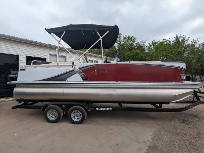 2023 Avalon 2385 LSZ Elite Windshield Tritoon Boats For Sale in Hutchinson KS Pontoons