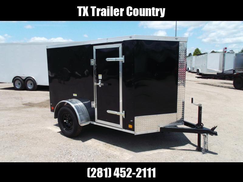2023 Peach Cargo 5x8 Single Axle Cargo Trailer / Enclosed Trailer / LED