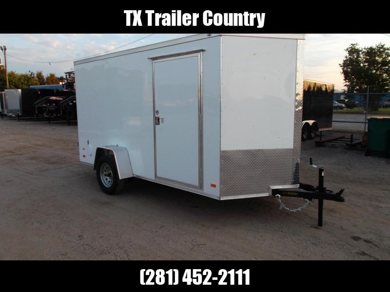 2023 Covered Wagon Trailers 6x12 Single Axle Cargo Trailer / Enclosed