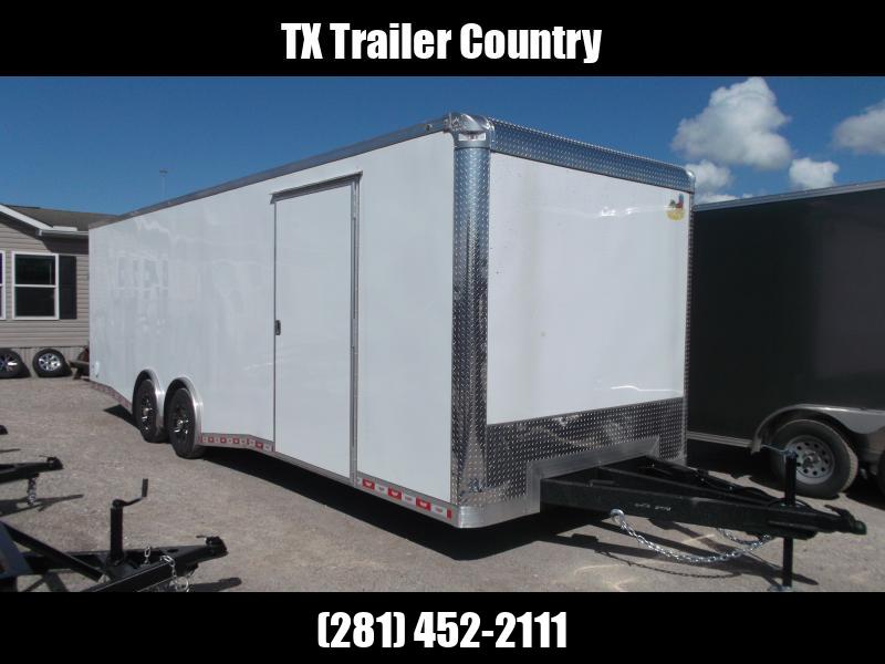 WOW SPECIAL 2023 Covered Wagon Trailers 8.5x28 Tandem Axle Race