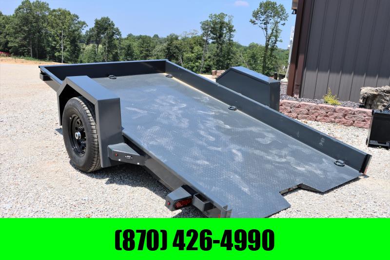 2024 Lamar 79"x12' Scissor Hauler Tilt Trailer (7000 GVWR) Trailer